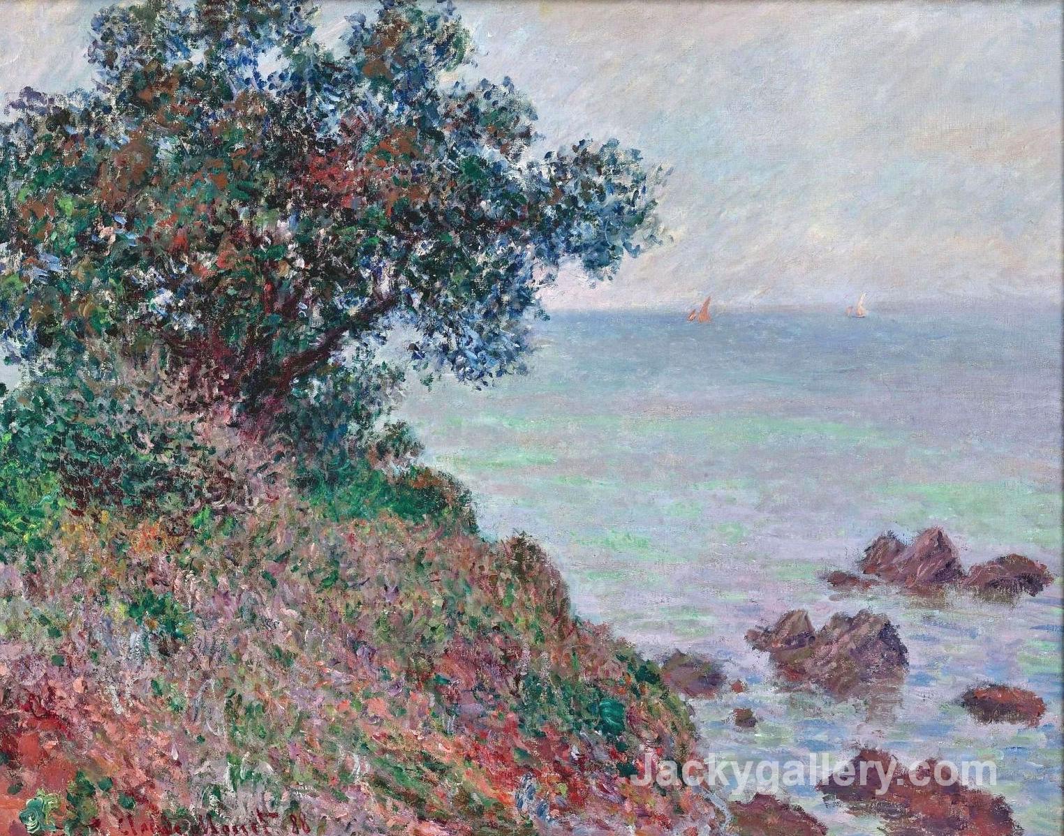 Mediteranian Coast, Grey Day by Claude Monet paintings reproduction